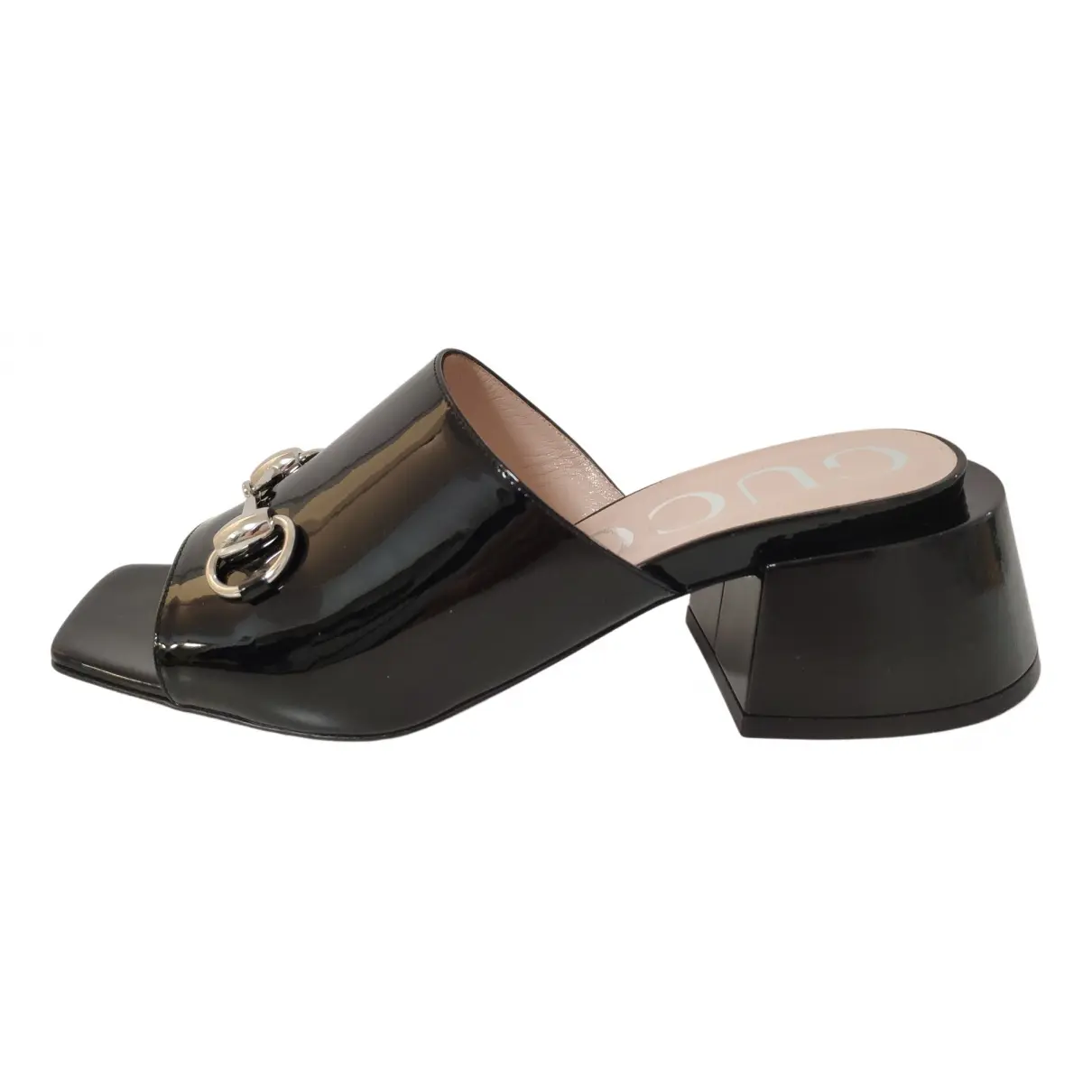 Patent leather sandal Gucci