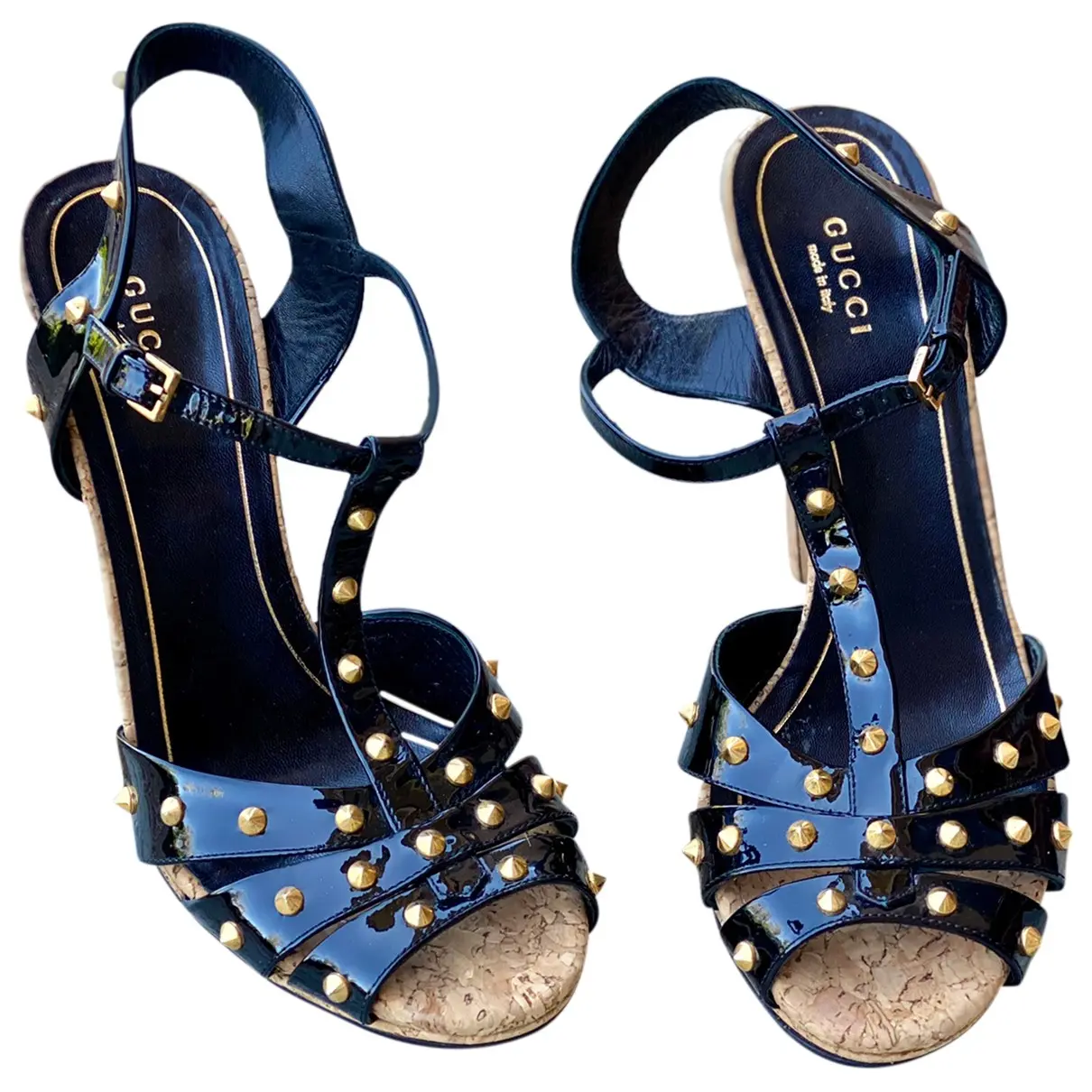 Patent leather sandal Gucci