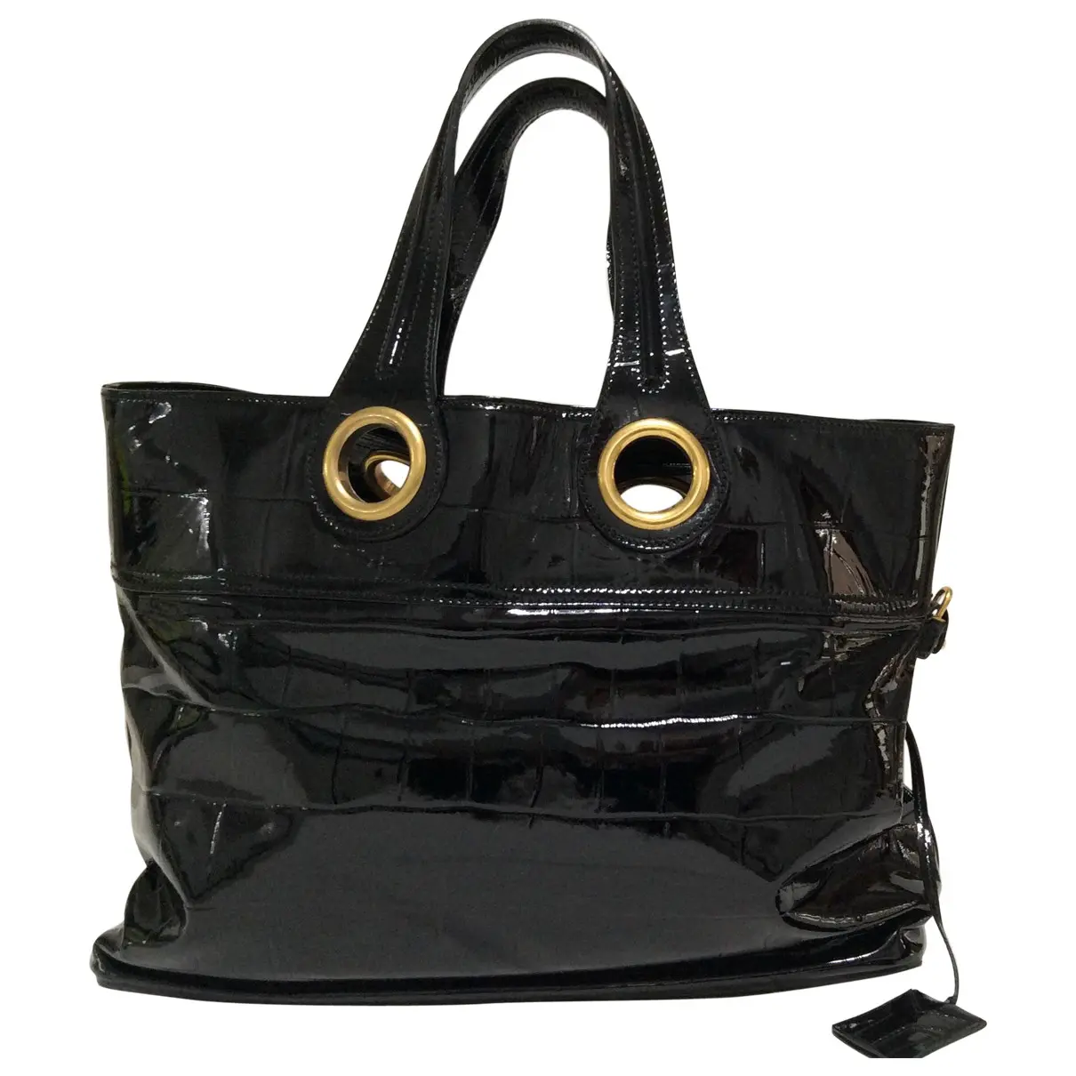 Black Patent leather Handbag Yves Saint Laurent