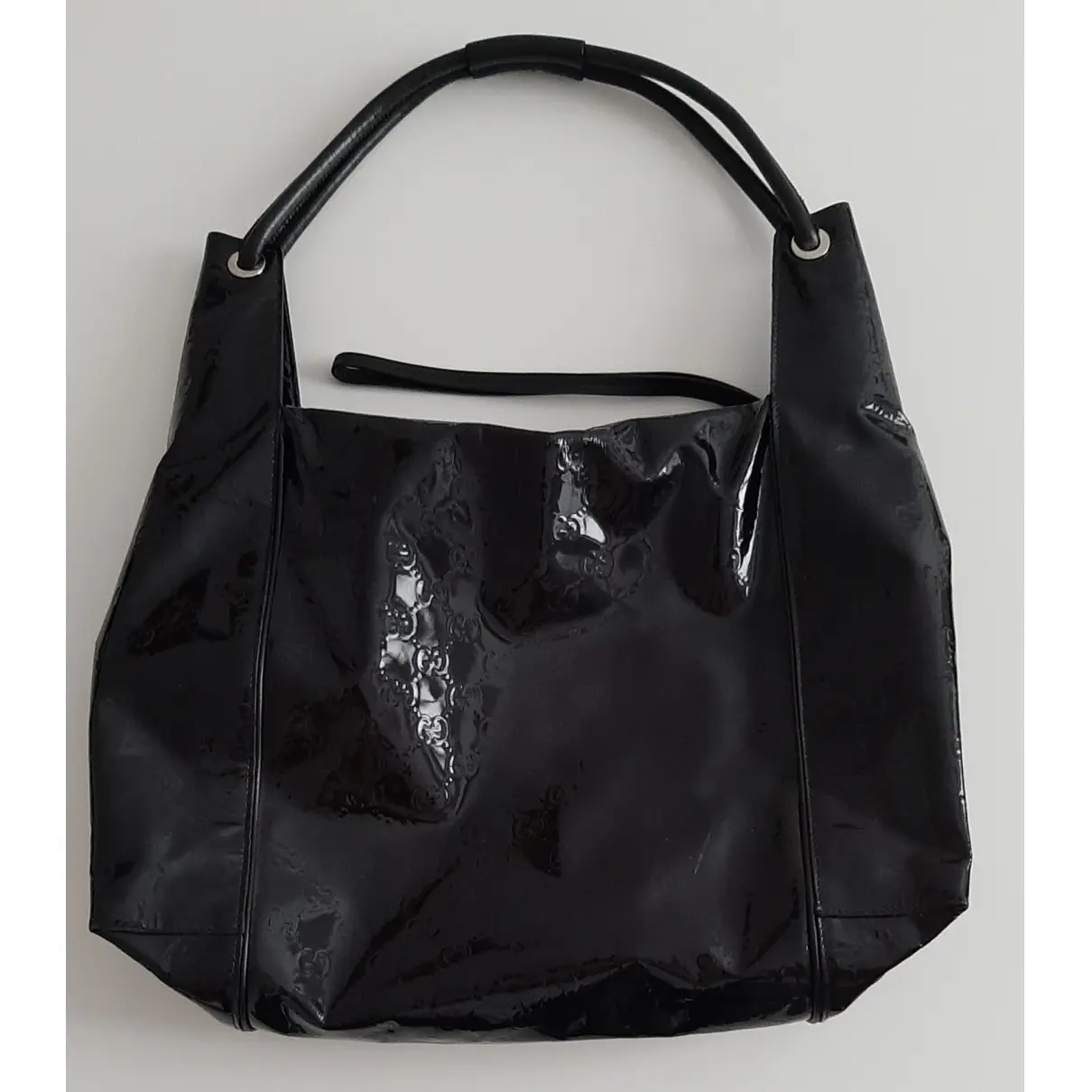 Gucci Hobo patent leather handbag for sale - Vintage