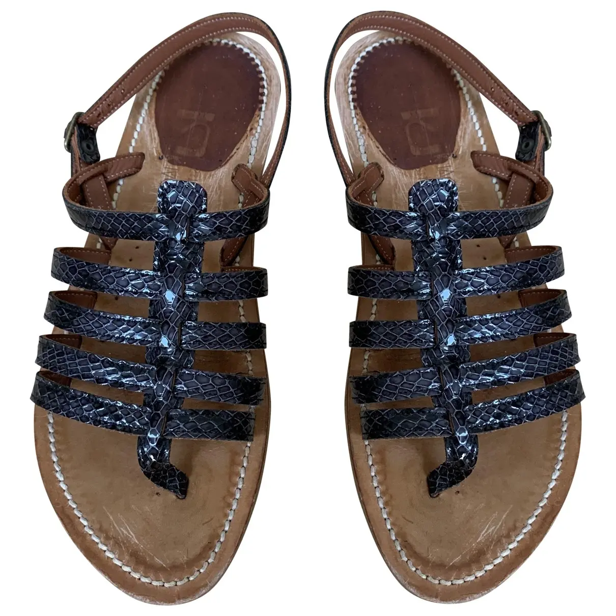 Homere patent leather sandal K Jacques
