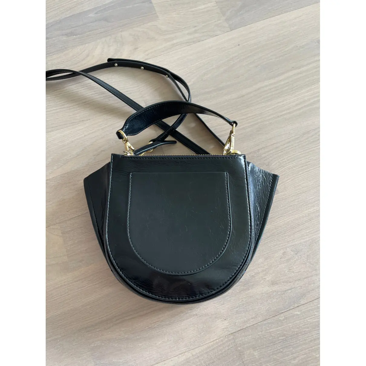 Buy Wandler Hortensia patent leather handbag online