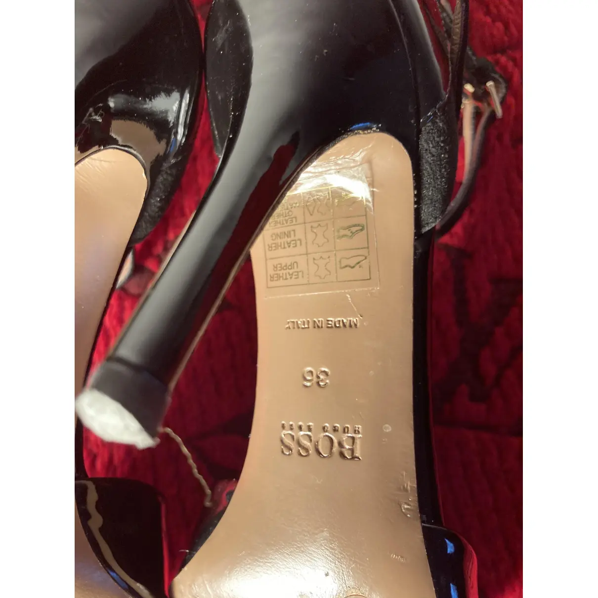 Patent leather heels Hugo Boss