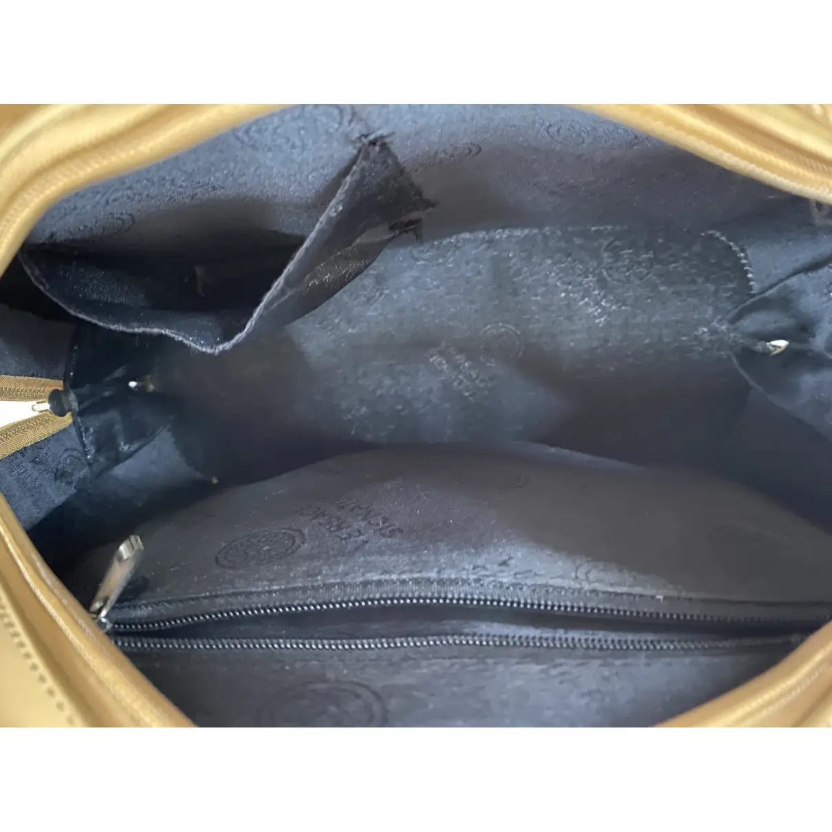 Icon patent leather handbag Versace