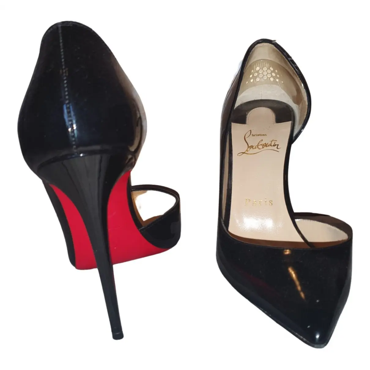 Buy Christian Louboutin Iriza patent leather heels online