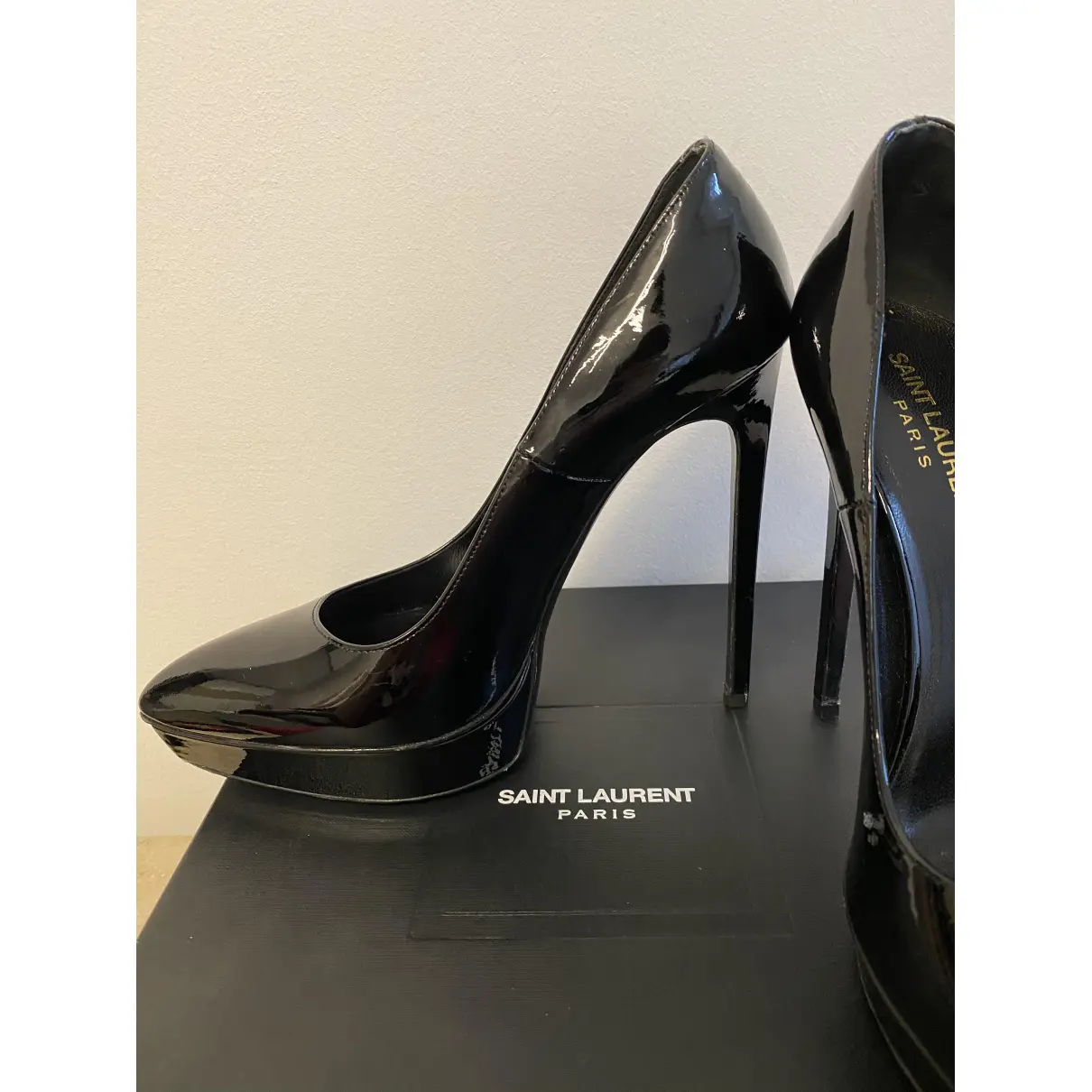 Janis patent leather heels Saint Laurent