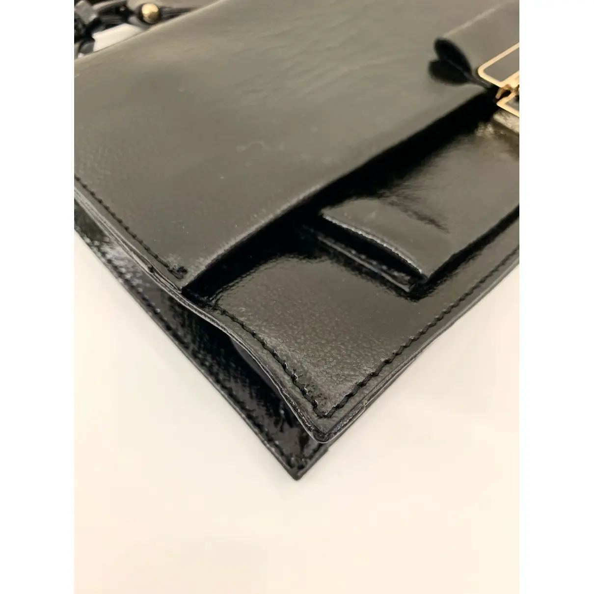 Patent leather handbag Jil Sander