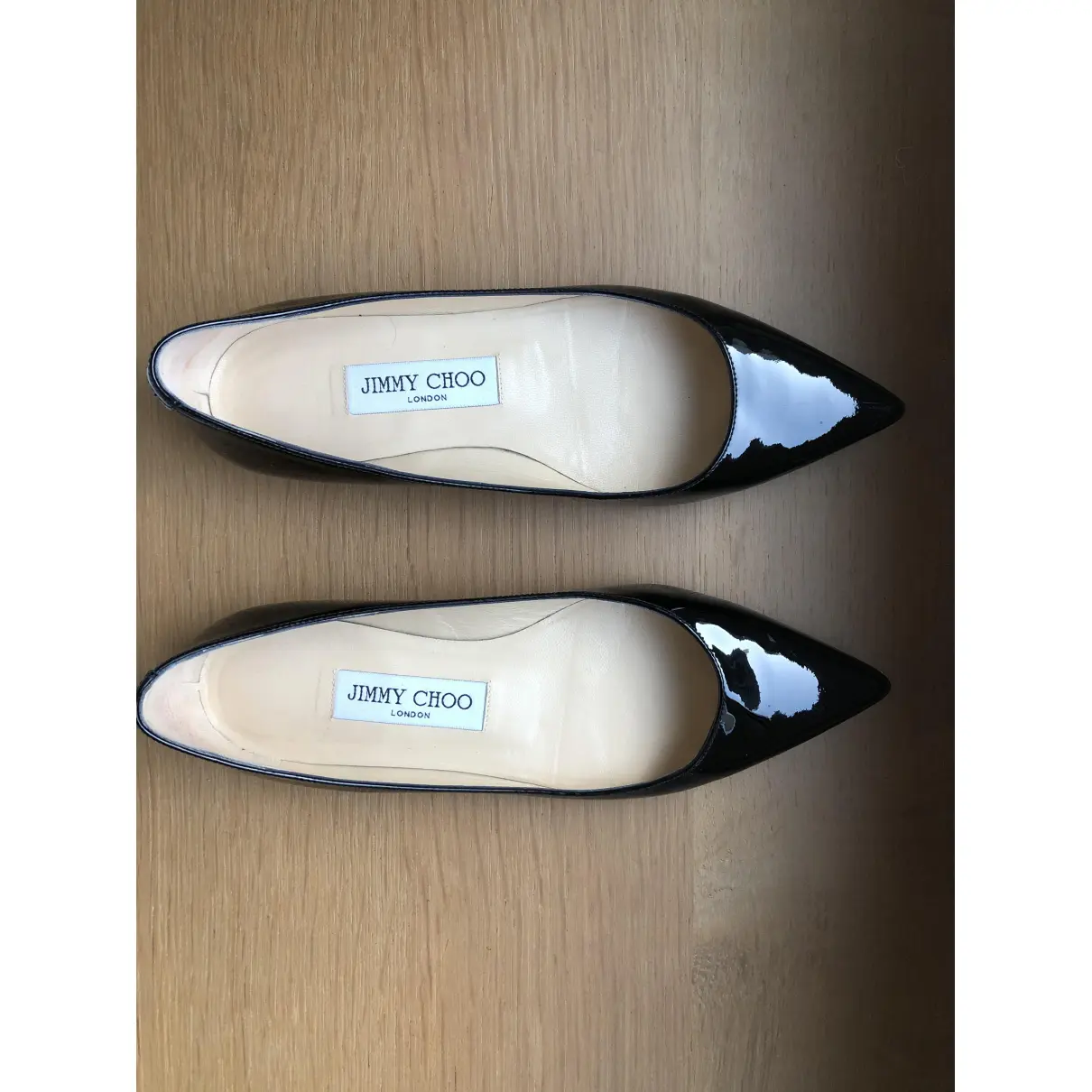 Buy Jimmy Choo Patent leather ballet flats online