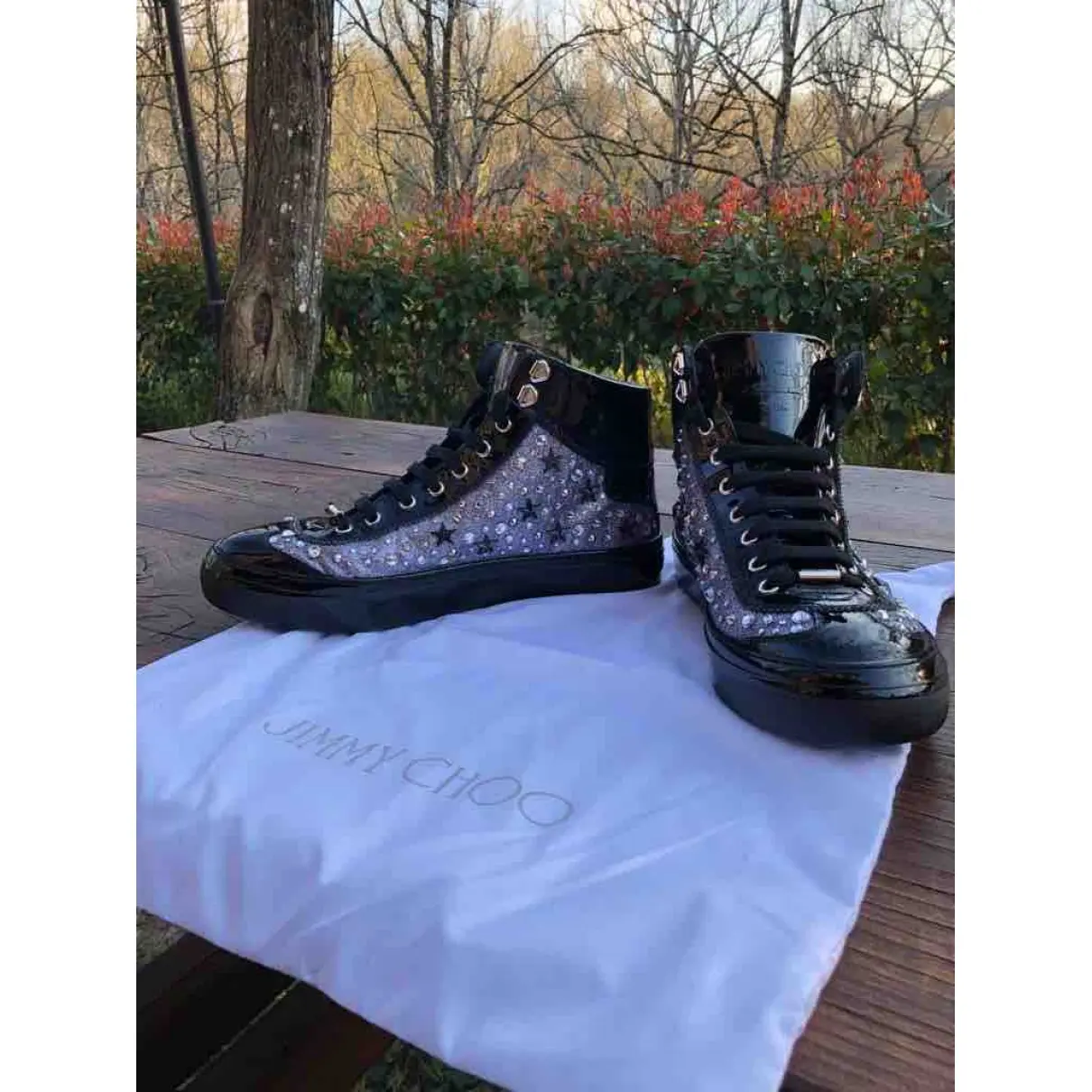 Jimmy Choo Patent leather boots for sale