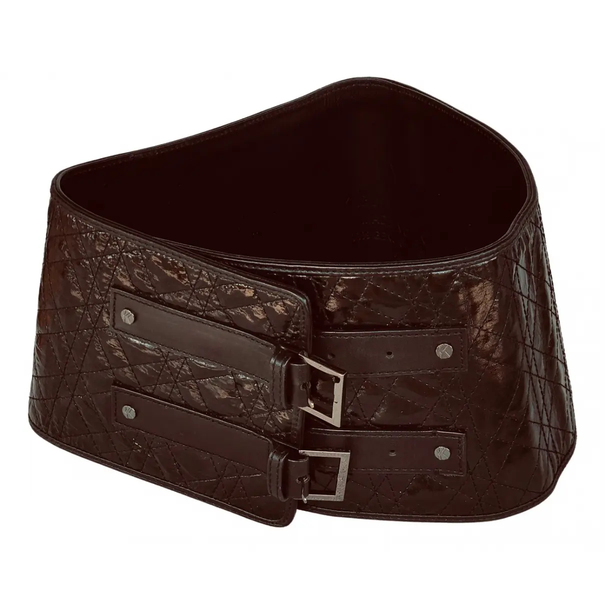Patent leather belt Karl Lagerfeld