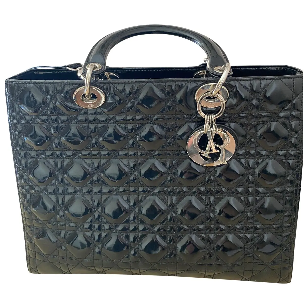 Lady Dior patent leather handbag Dior - Vintage