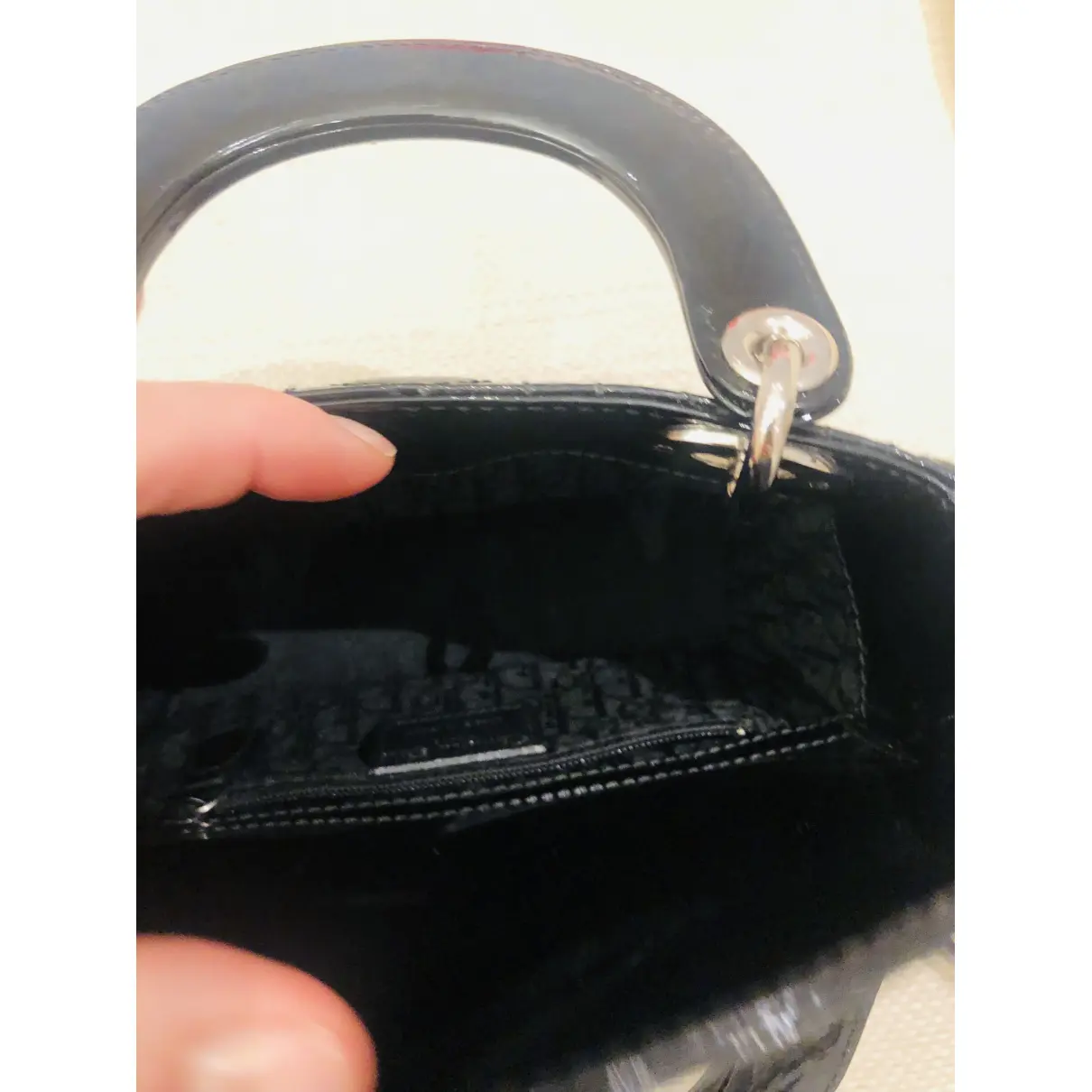 Lady Dior patent leather handbag Dior