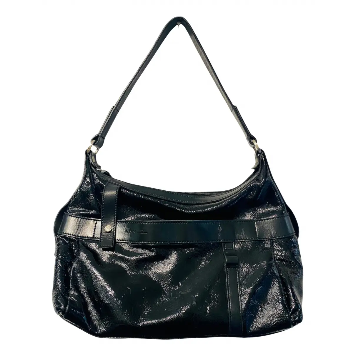 Patent leather handbag Lancel