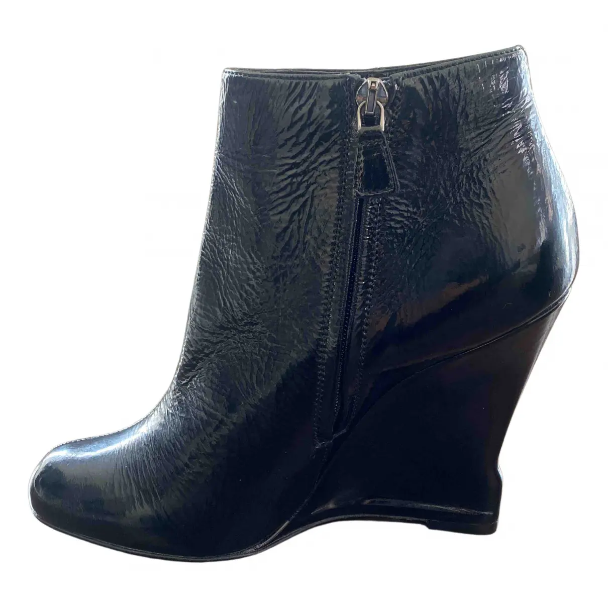 Patent leather ankle boots Lanvin