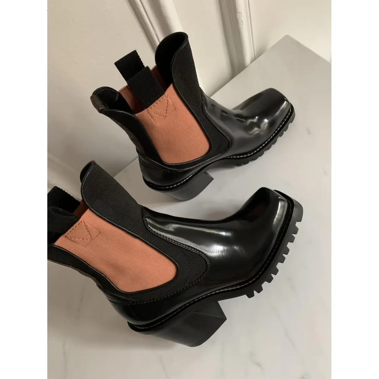 Limitless patent leather ankle boots Louis Vuitton