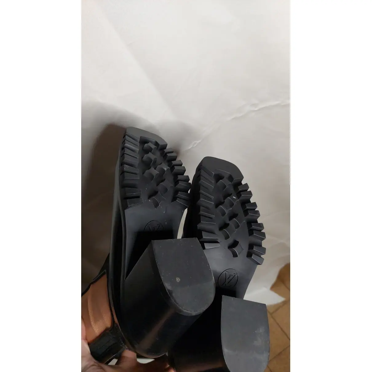 Patent leather boots Louis Vuitton