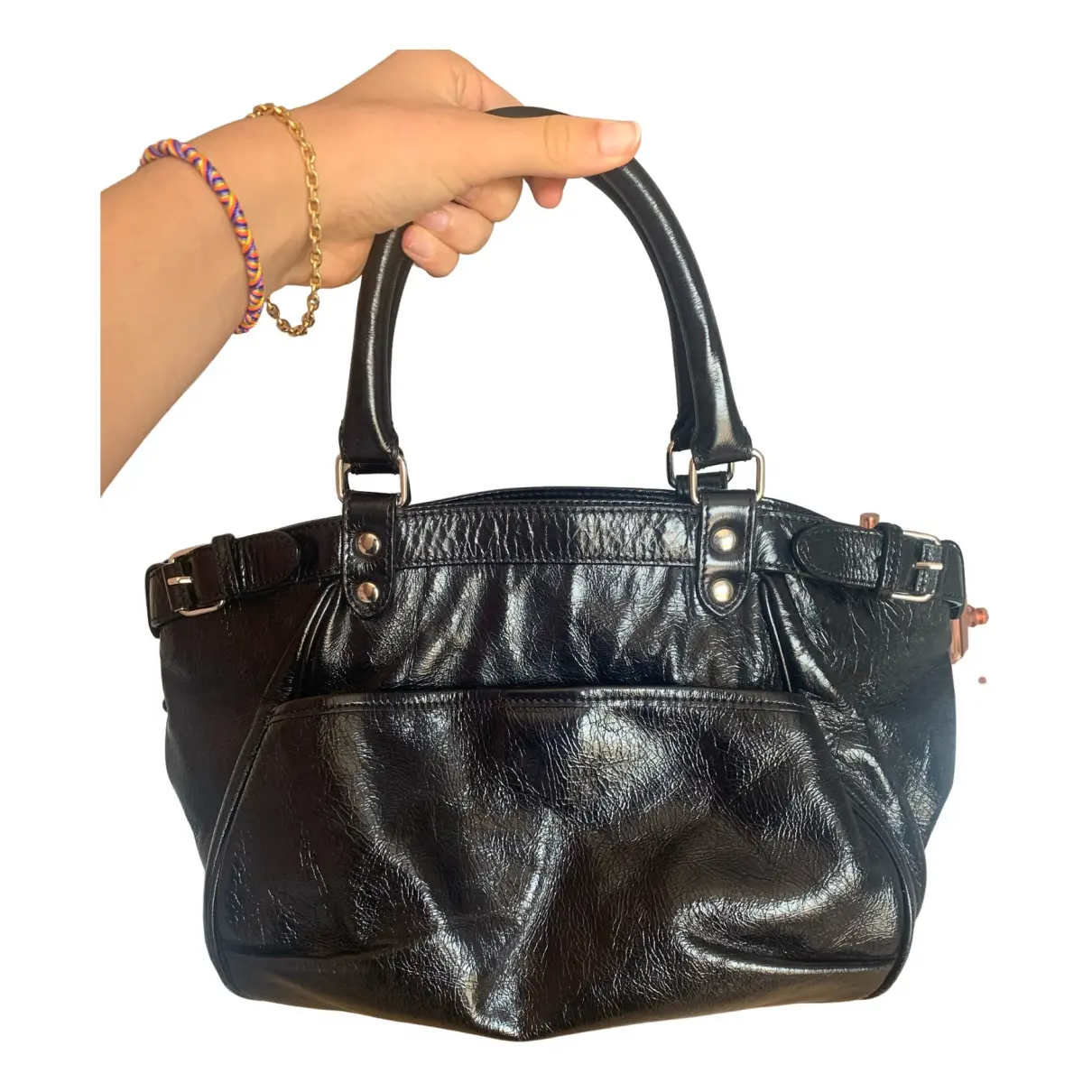 Lune patent leather handbag Vanessa Bruno