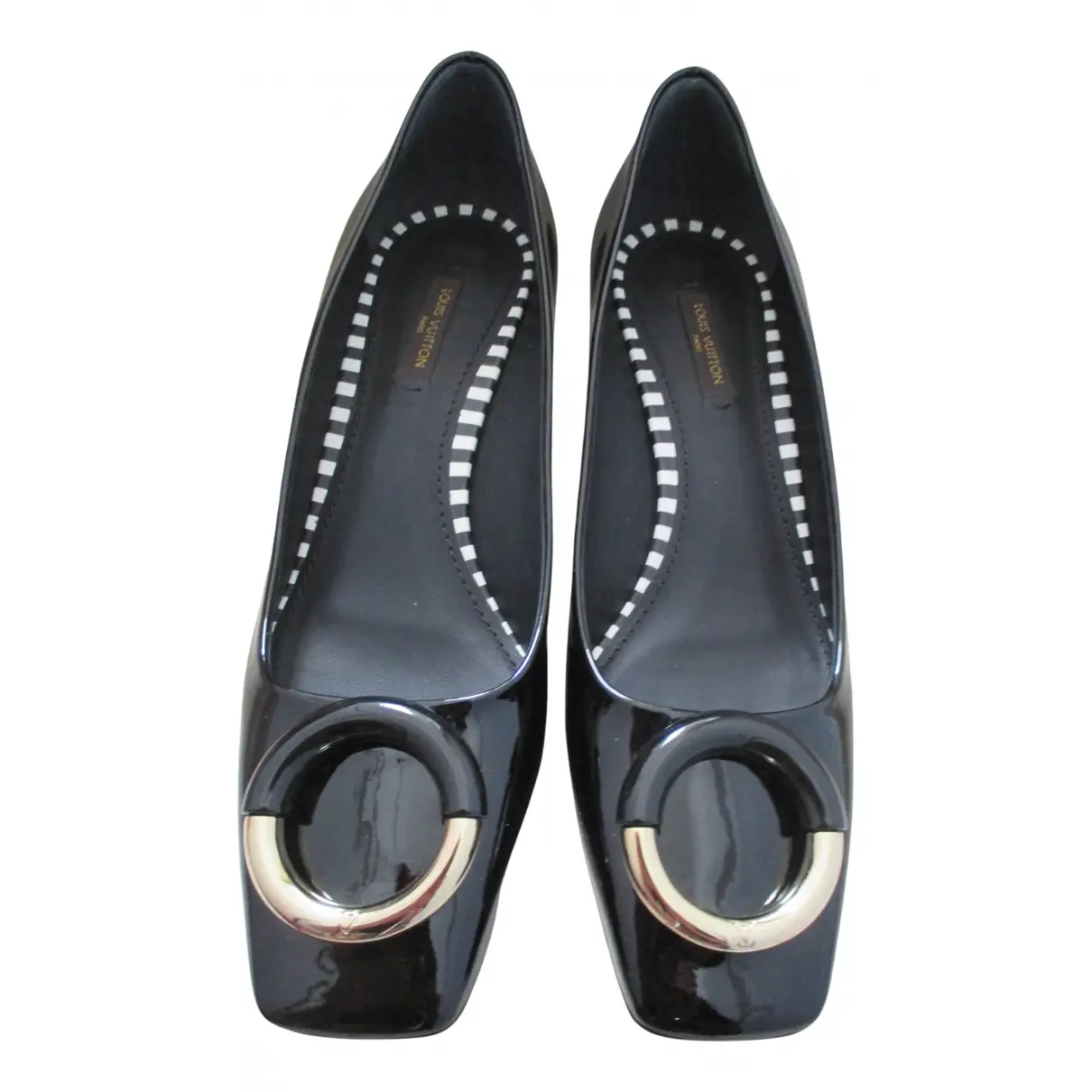 Madeleine patent leather heels Louis Vuitton