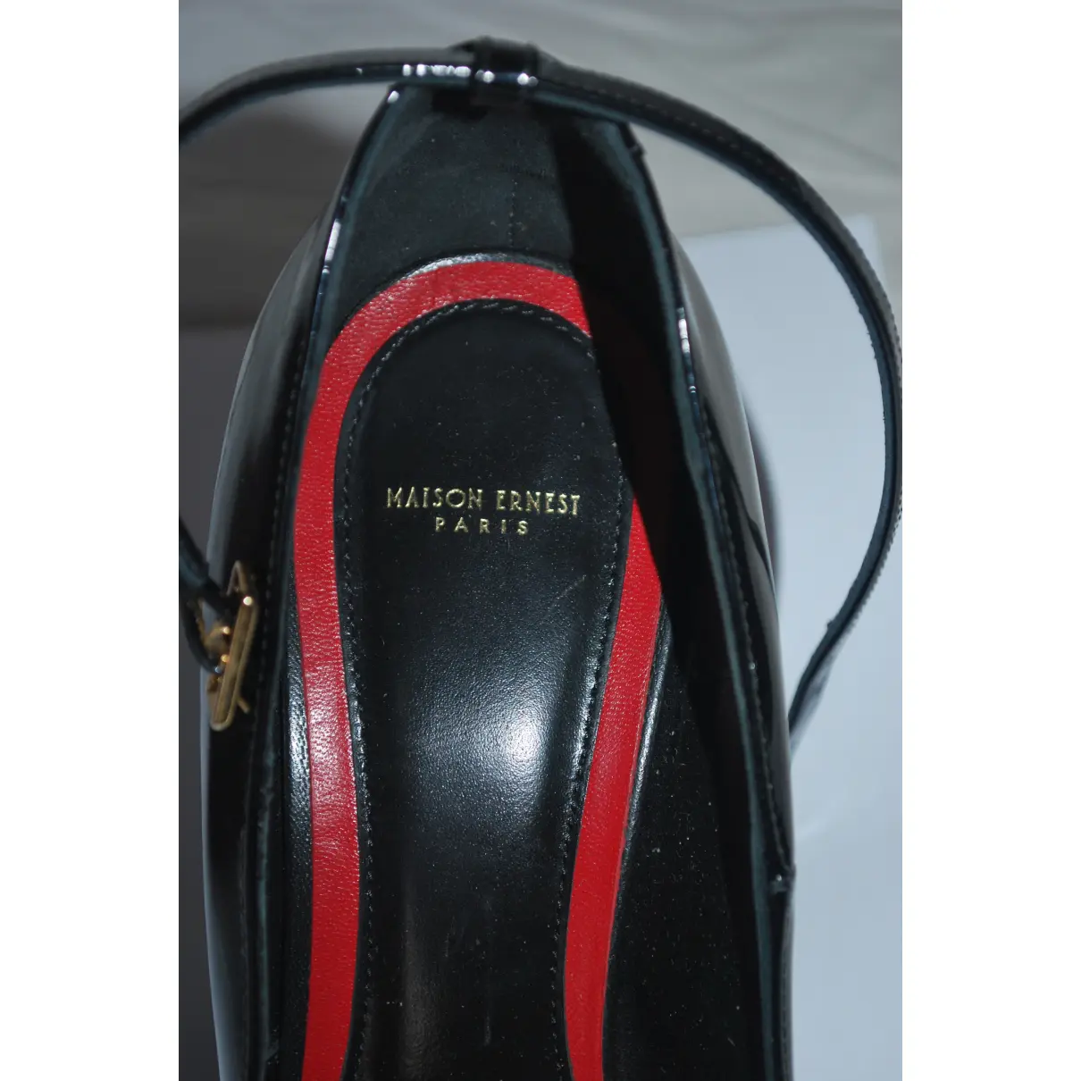 Patent leather heels MAISON ERNEST