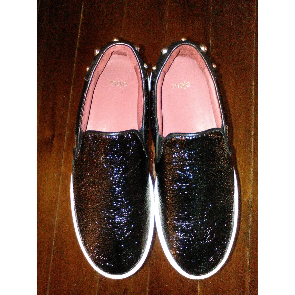 Maje Patent leather trainers for sale