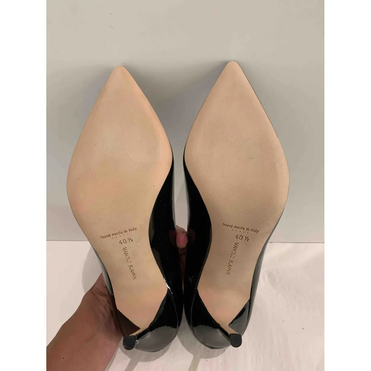 Patent leather heels Manolo Blahnik