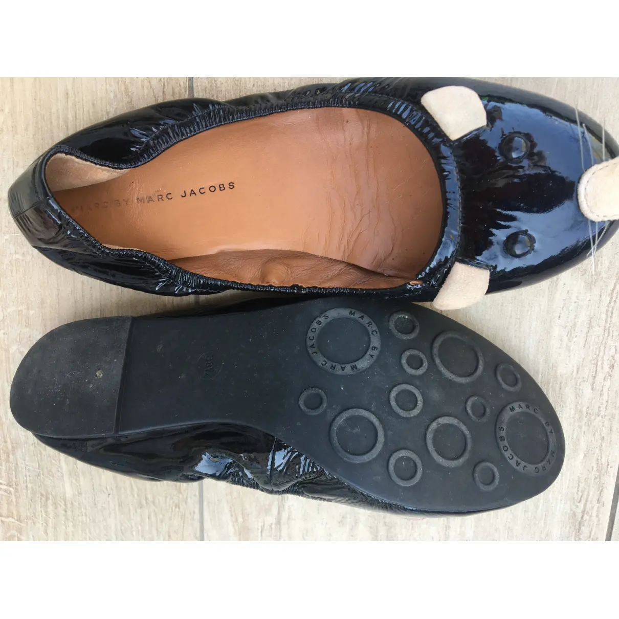 Buy Marc by Marc Jacobs Patent leather ballet flats online