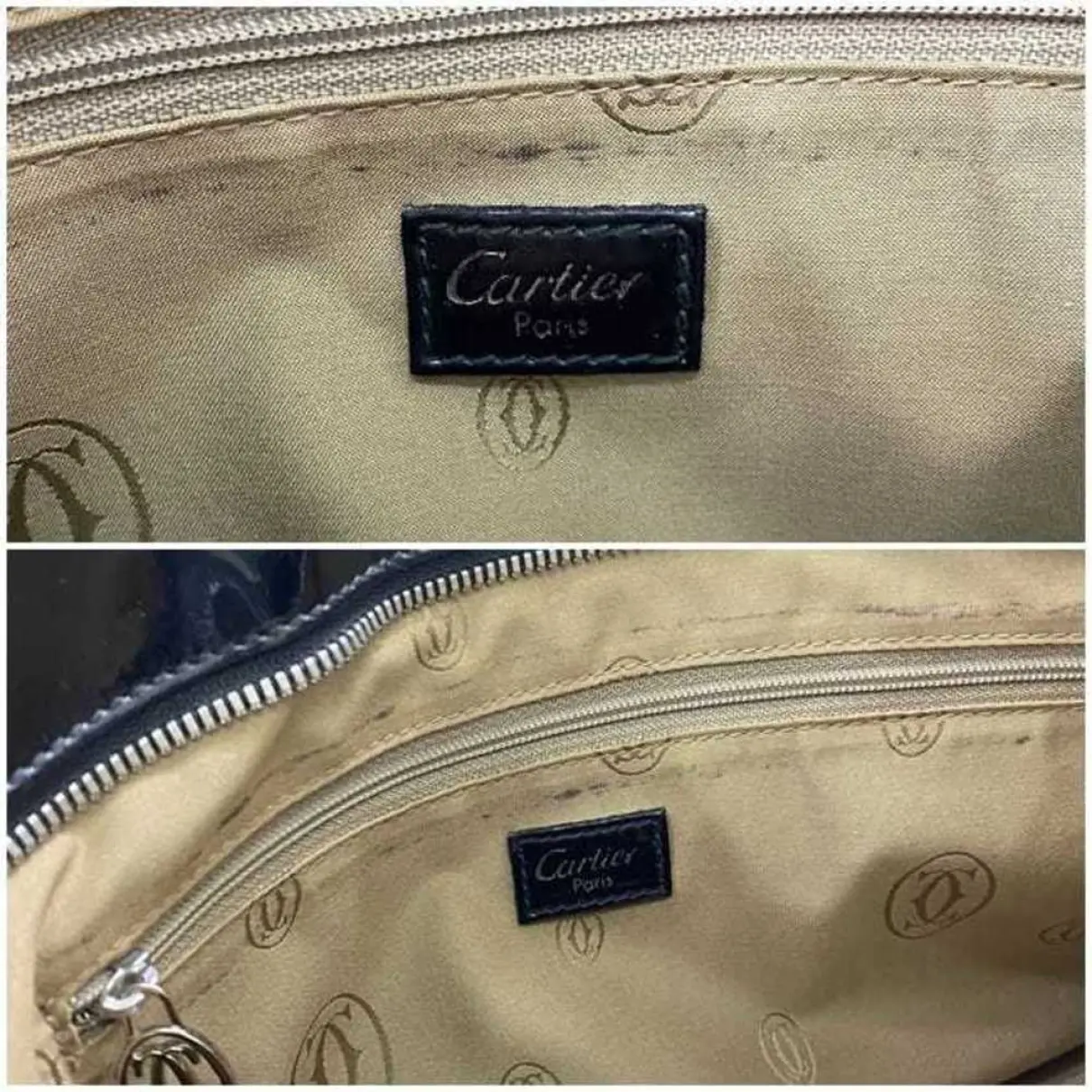 Marcello patent leather handbag Cartier