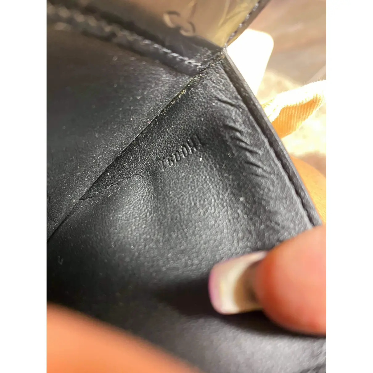 Monceau patent leather clutch bag Louis Vuitton