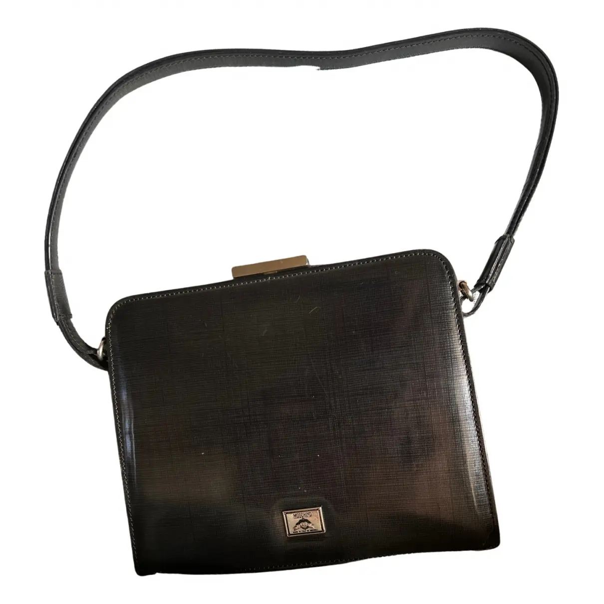 Patent leather handbag Moschino - Vintage