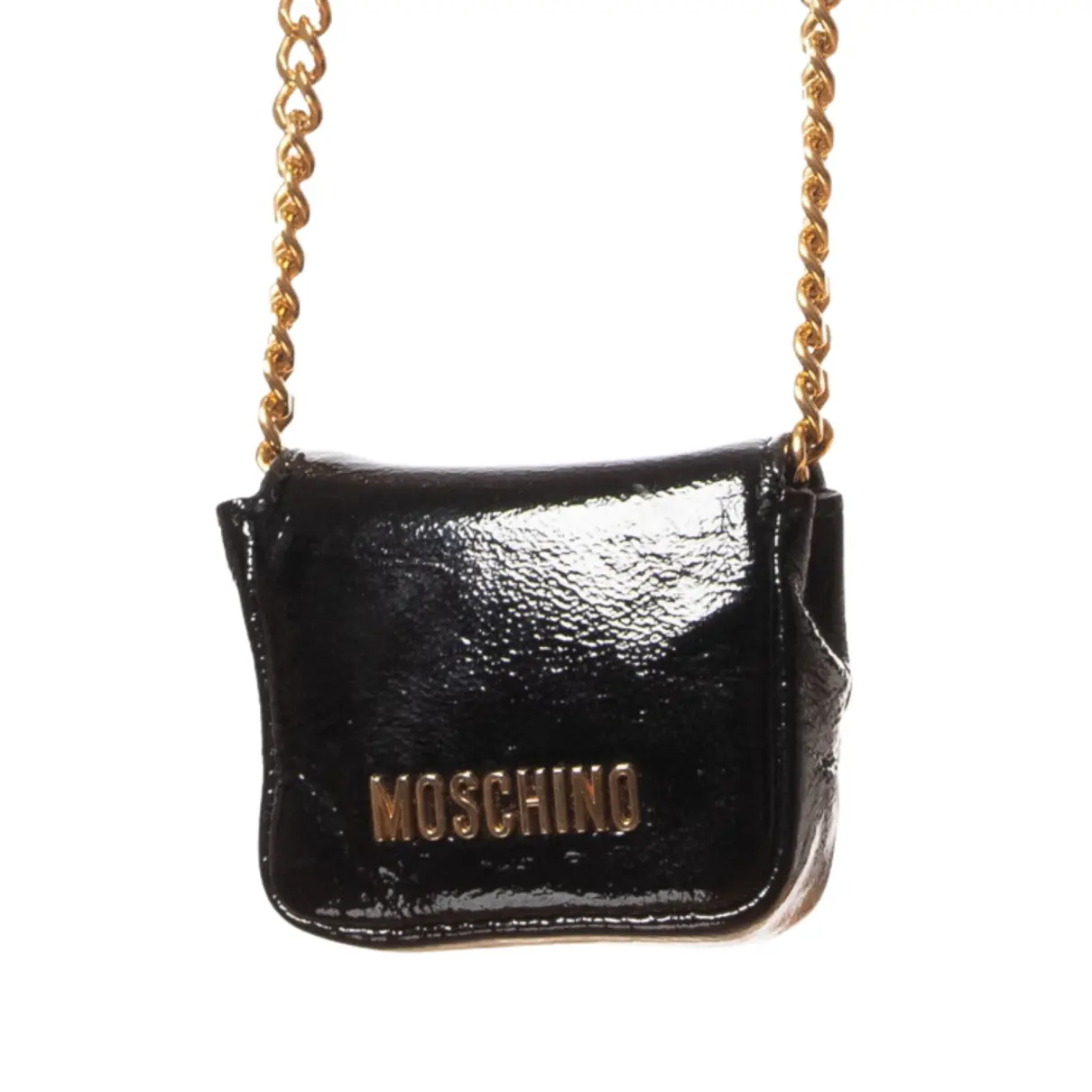 Patent leather mini bag Moschino