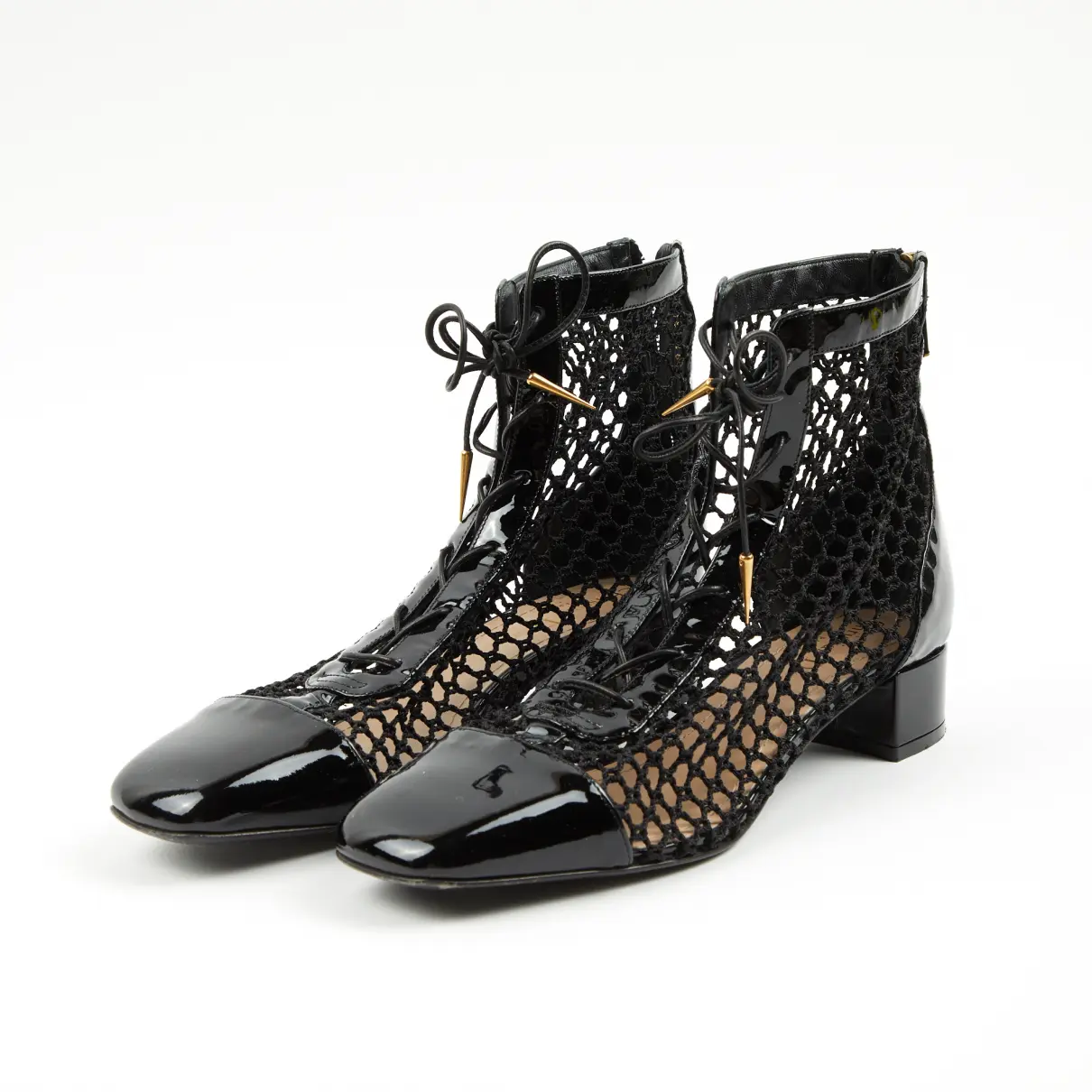 Buy Dior Naughtily-D patent leather lace up boots online