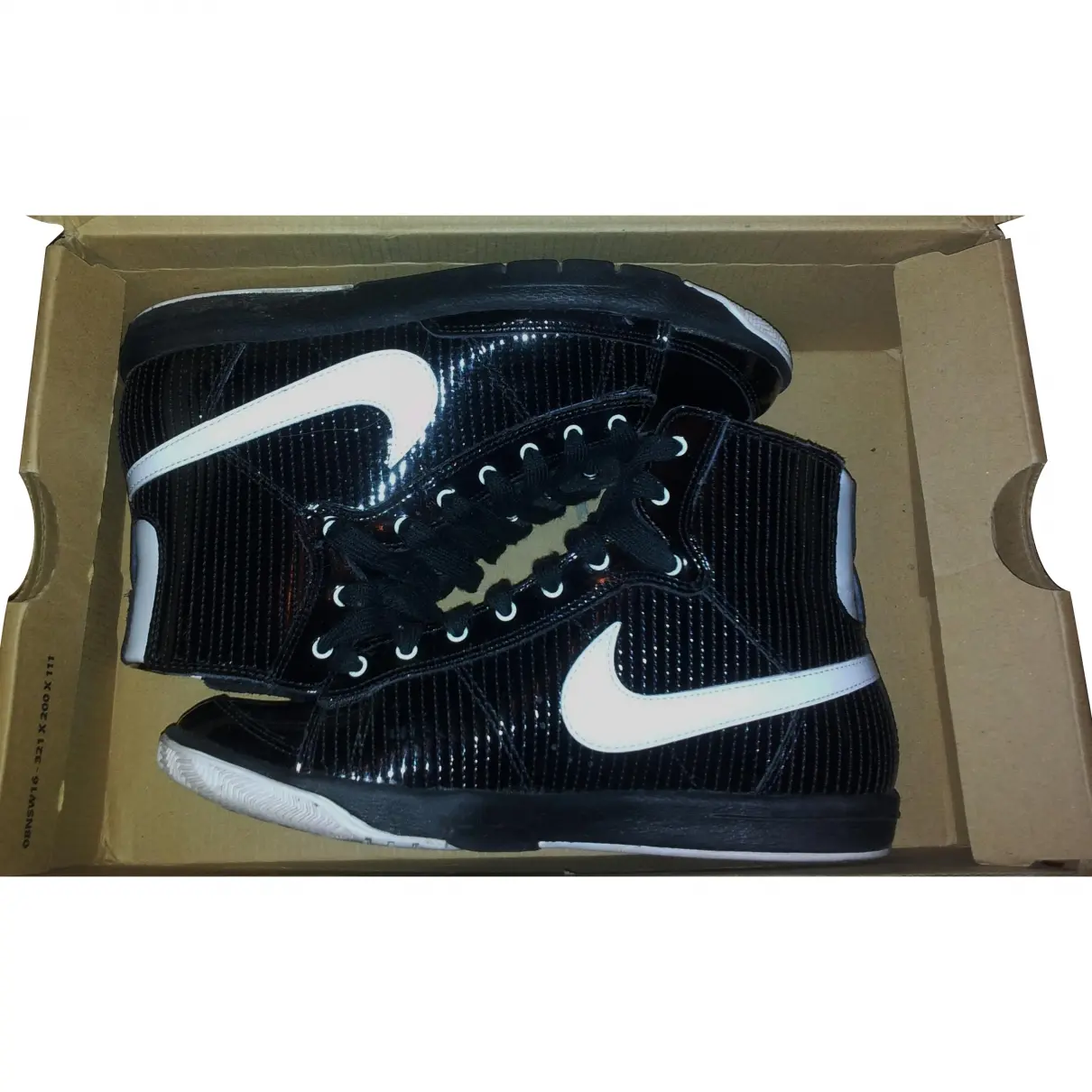 Black Patent leather Trainers Nike