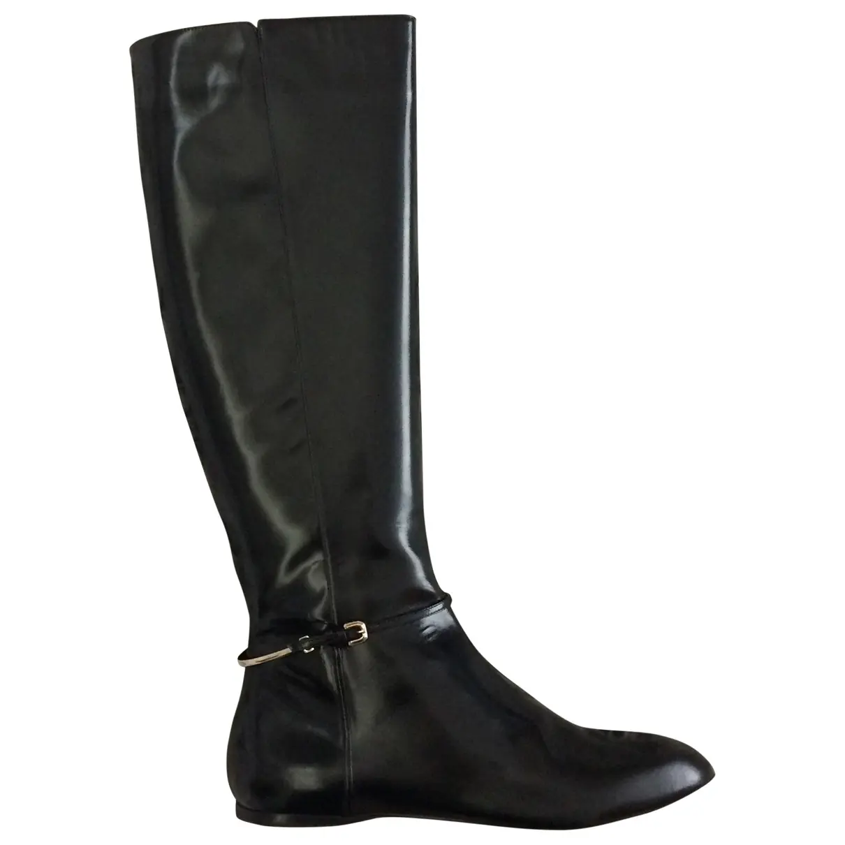 Patent leather riding boots Nina Ricci