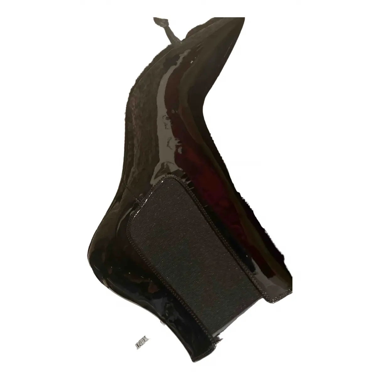 Buy Saint Laurent Opyum patent leather ankle boots online