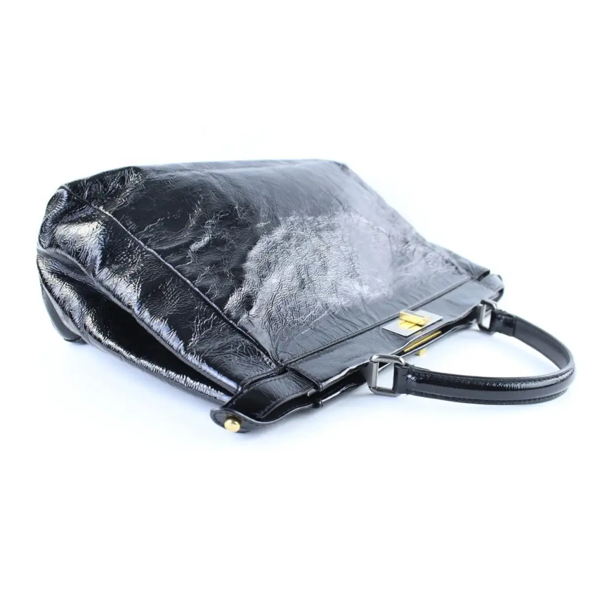 Peekaboo patent leather handbag Fendi