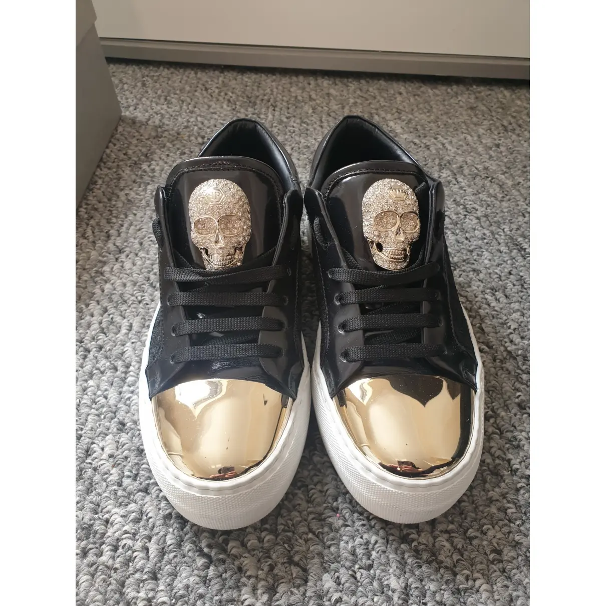 Philipp Plein Patent leather trainers for sale