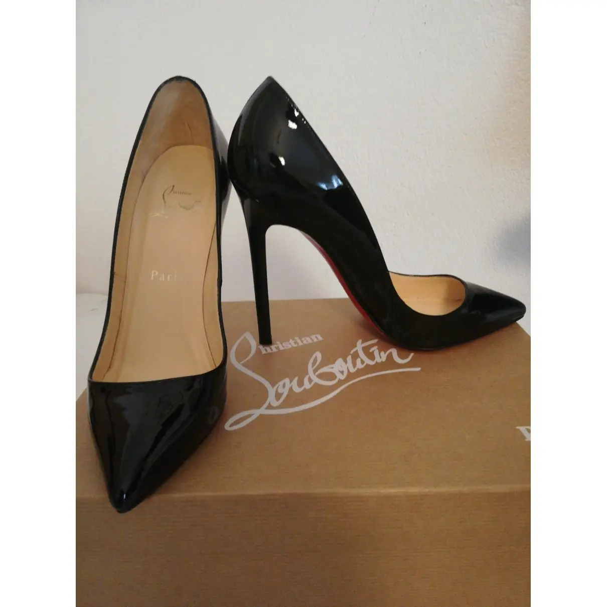 Pigalle patent leather heels Christian Louboutin