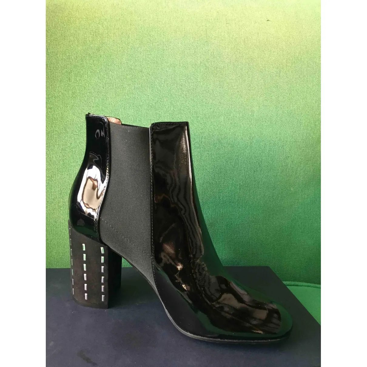 Pollini Patent leather boots for sale