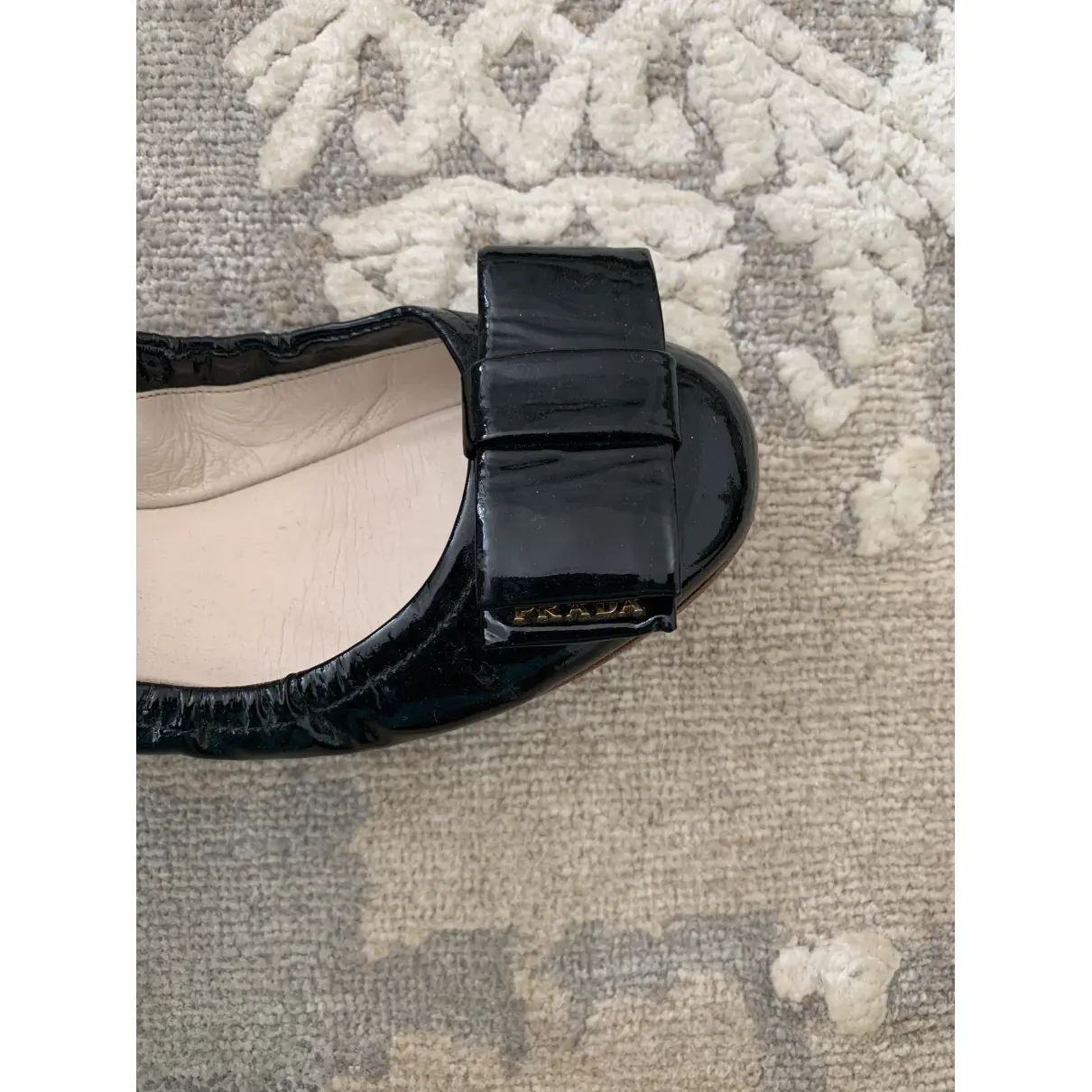 Prada Patent leather ballet flats for sale