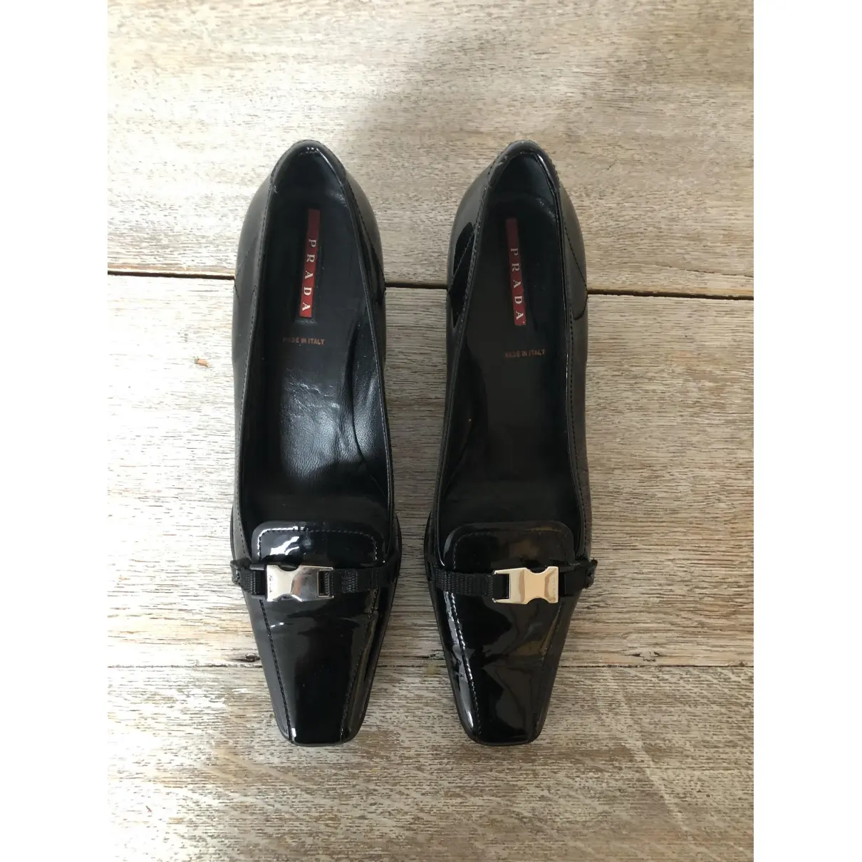Prada Patent leather flats for sale