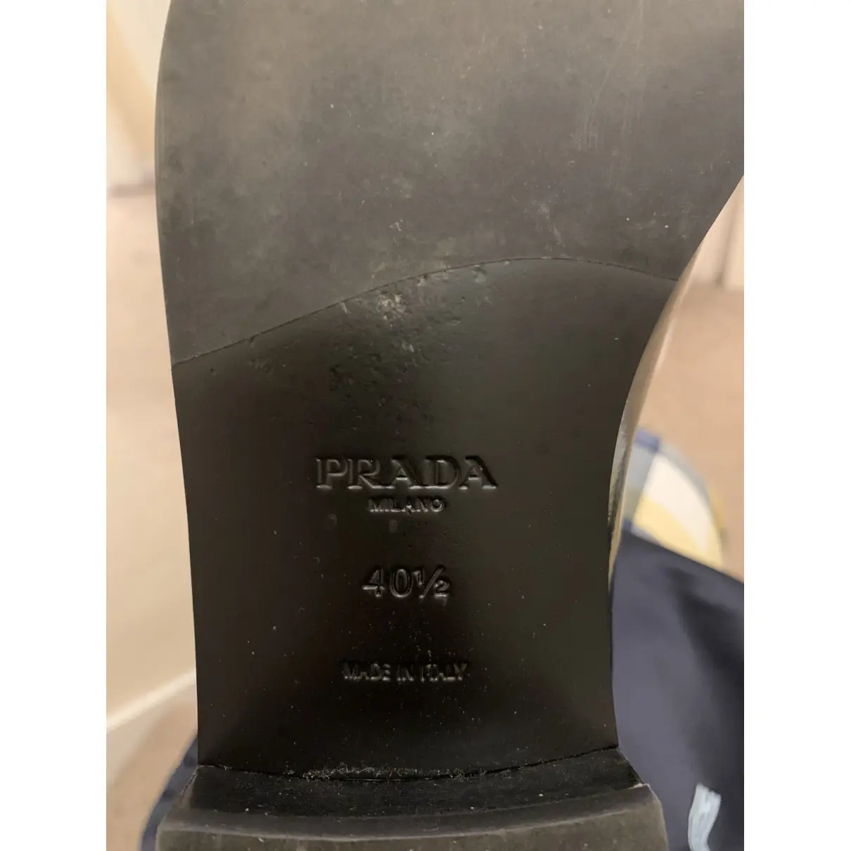 Patent leather flats Prada