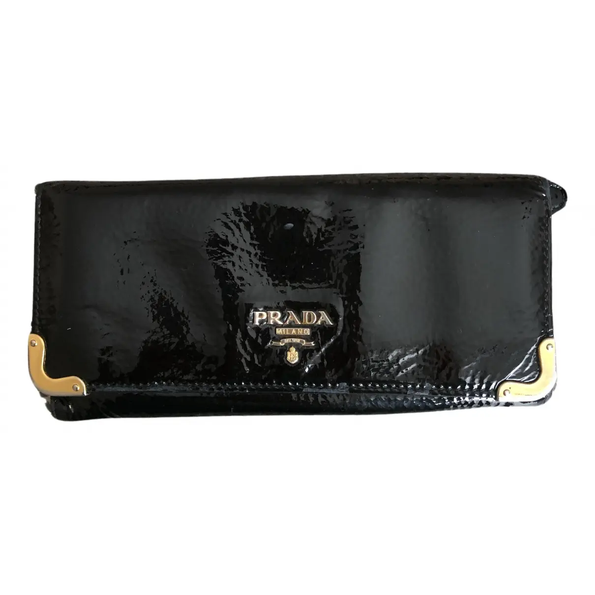 Patent leather purse Prada