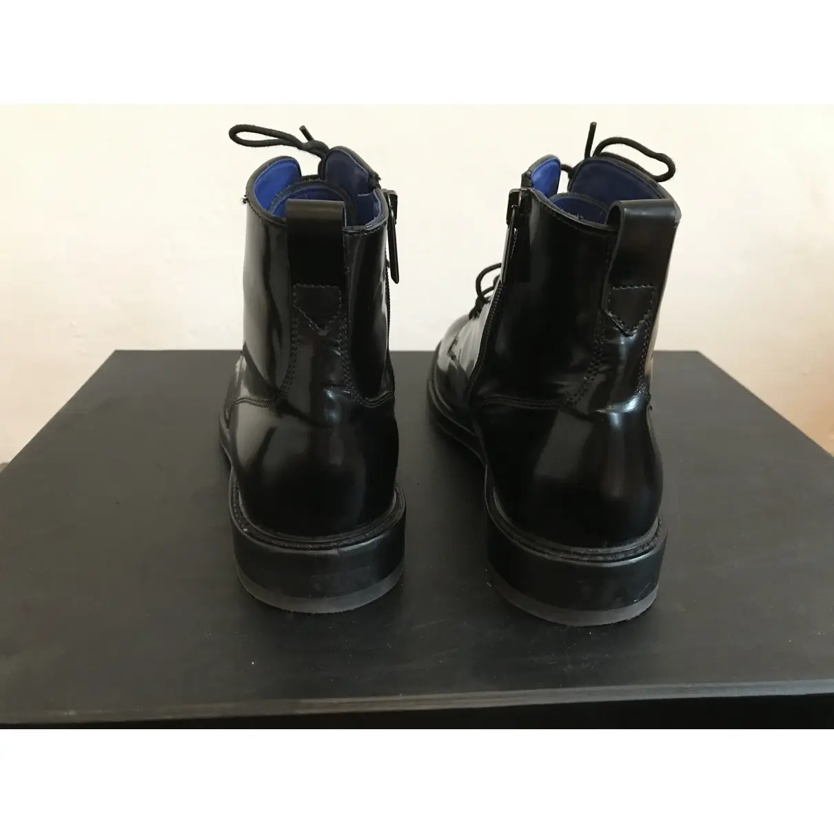 Rizzoli Patent leather lace ups for sale