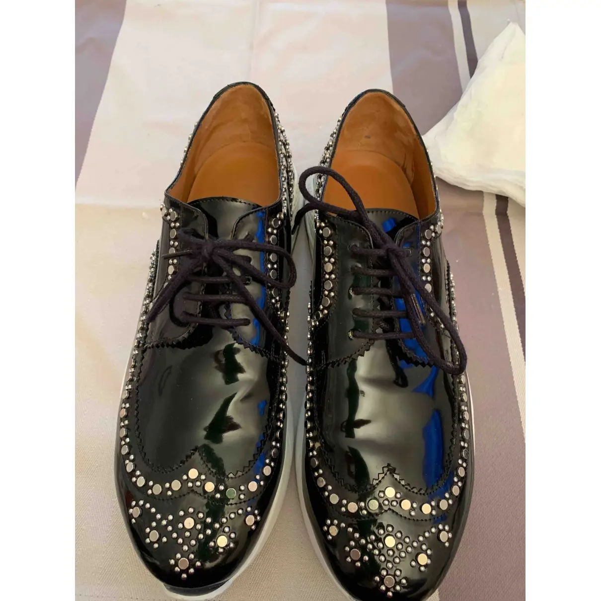 Robert Clergerie Patent leather trainers for sale