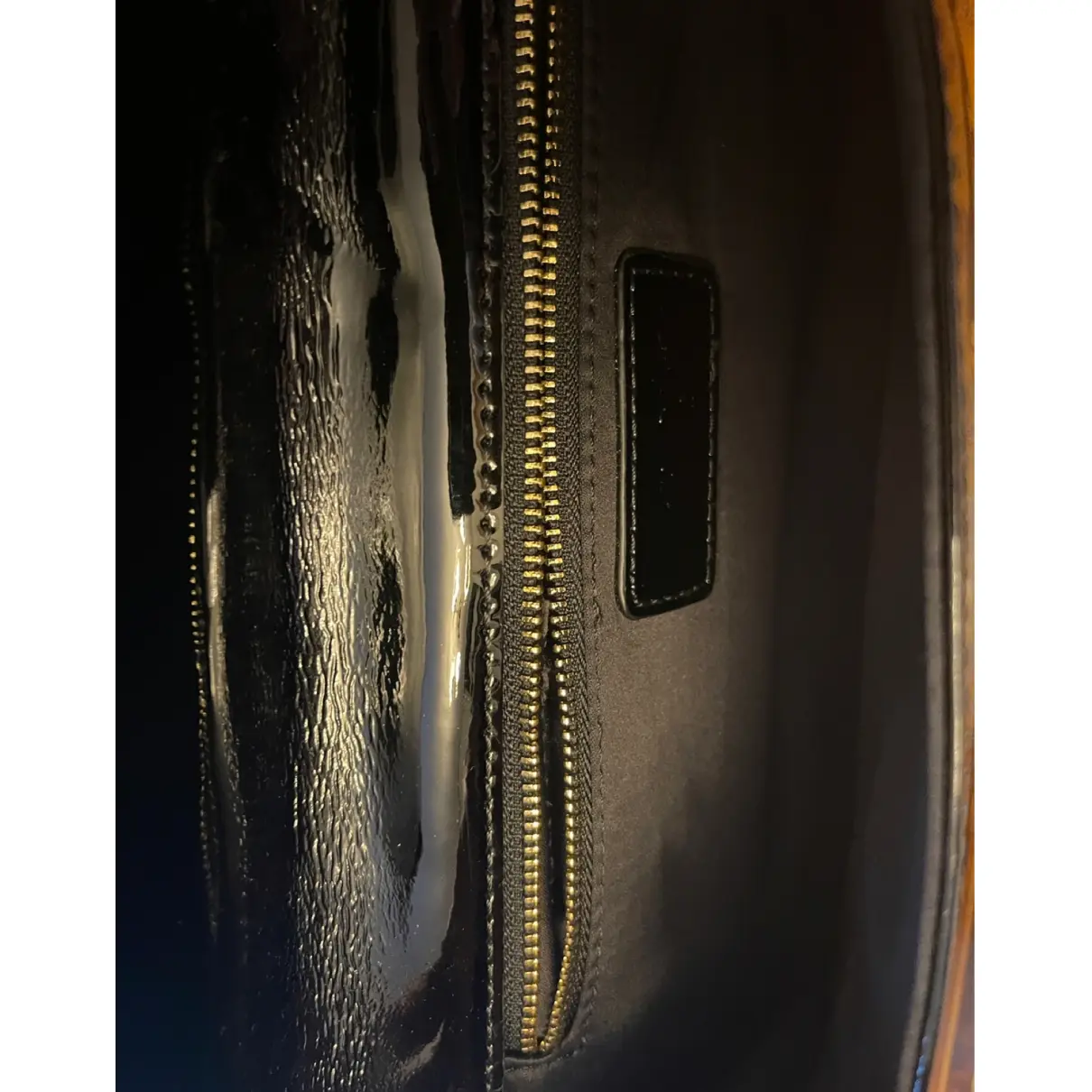 Patent leather clutch bag Roberto Cavalli