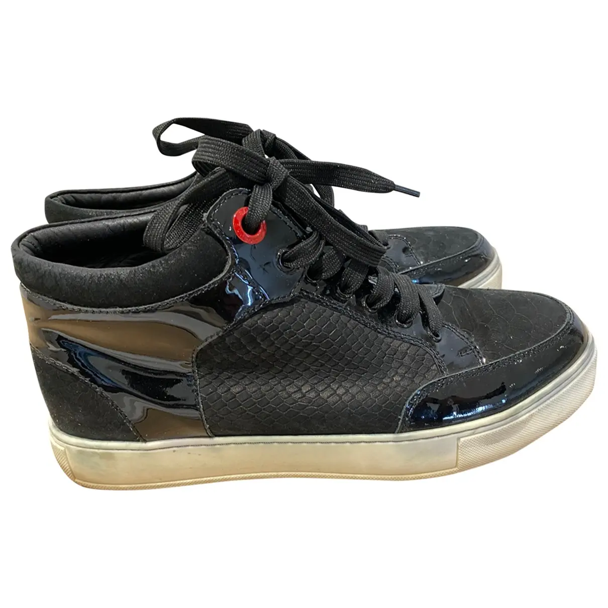 Patent leather high trainers Royaums