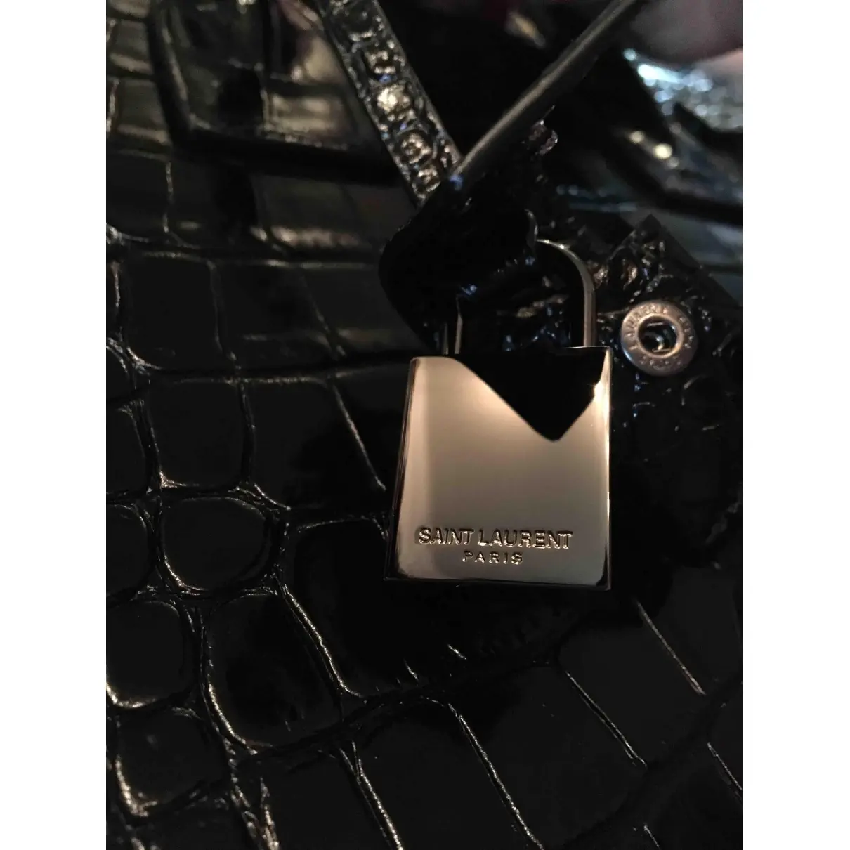 Sac de Jour patent leather handbag Saint Laurent