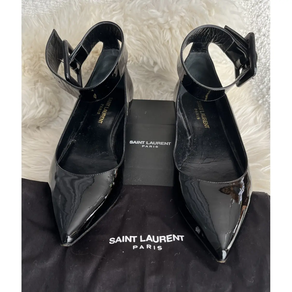 Buy Saint Laurent Patent leather ballet flats online
