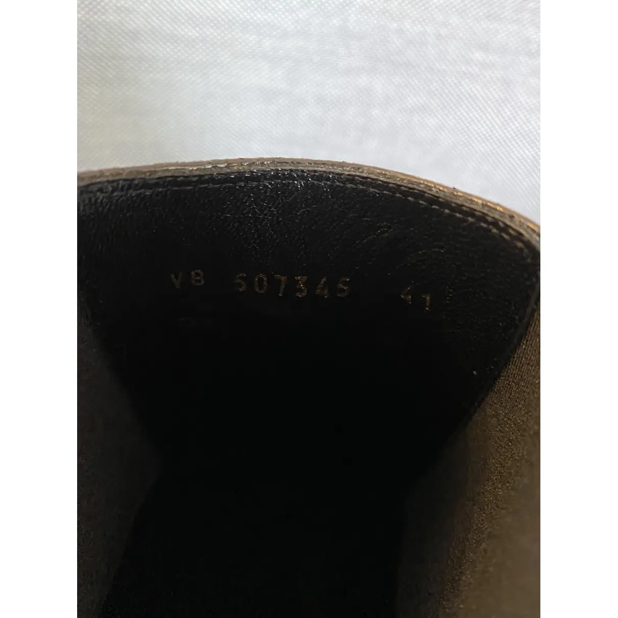 Patent leather boots Saint Laurent