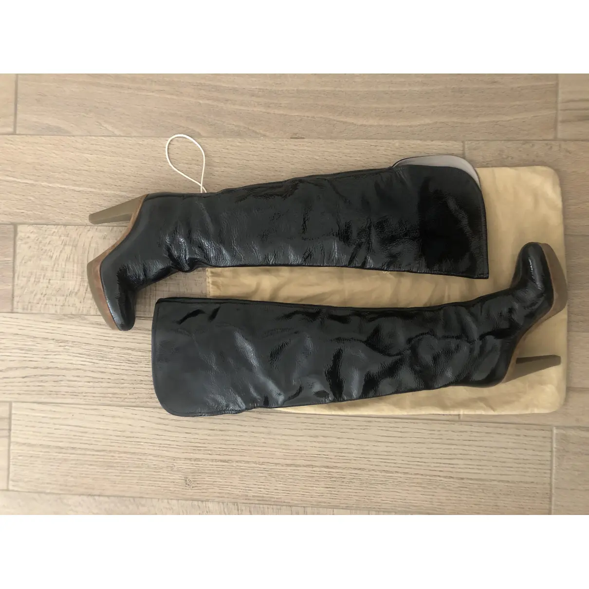 Patent leather boots Sergio Rossi